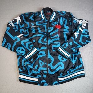 Keith Haring x Members Only Men XL Graffiti AOP Hip Hop Tokyo Pop Bomber Jacket